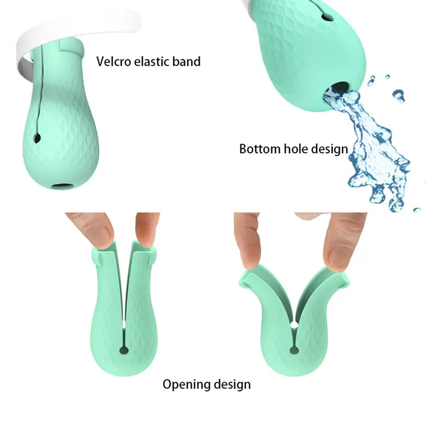 Adjustable Pet Cat Paw Protector for Bath Soft Silicone Anti-Scratch Shoes Cat Grooming supplies Checking Cat Paw Cover