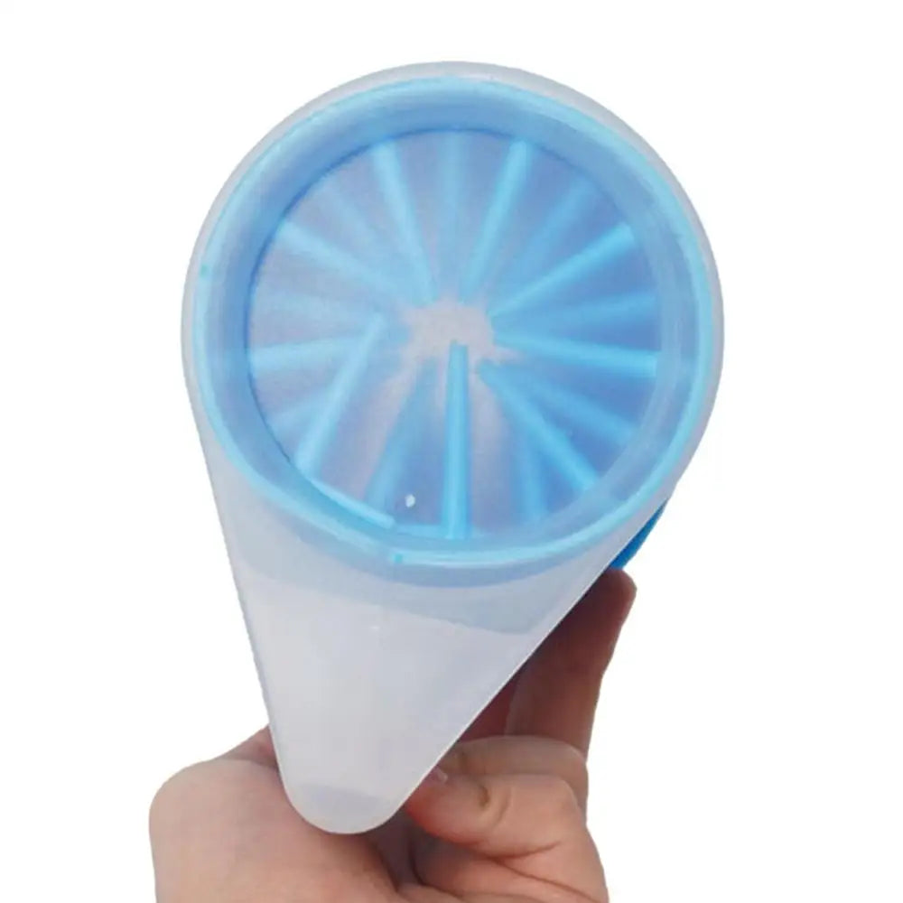 Dog Paw Cleaner Silicone Dog Paw Cleaner Cup With Cleaning Brush Portable Detachable Pet Cleaning Brush Cup Pet Food Cleaning