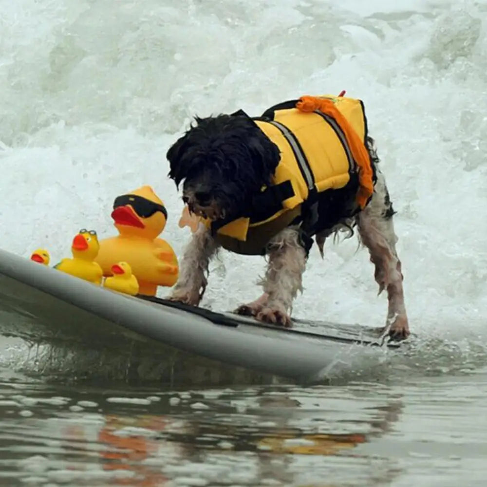 Pet Swim Wear Pet Life Safety Vest Floatation Safety Vest Reflective Swimsuit Puppy Floatation Vest For Dog Pet Boating Swimming