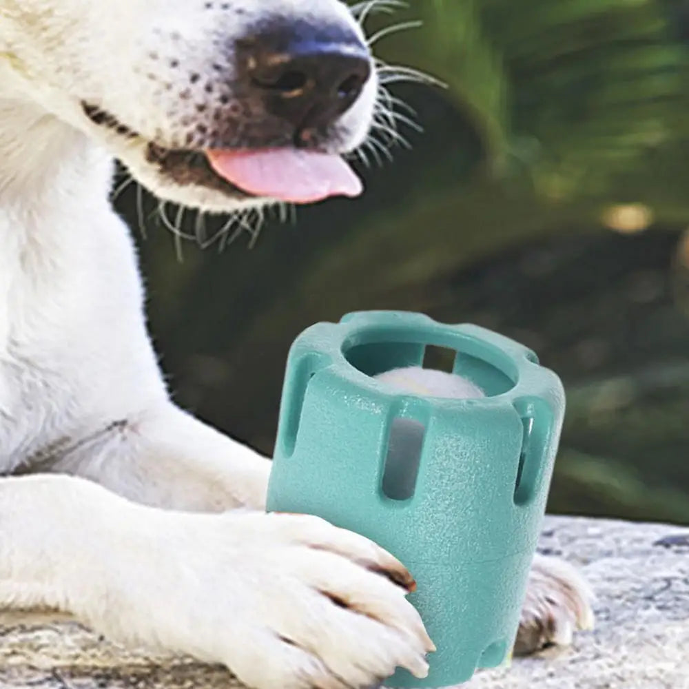 Puppy Teething Chew Ball Interactive Tumbling Puzzle Toy Dog Rubber Heavy Duty Tennis Ball Cup Toy For Small Dogs Little Dog