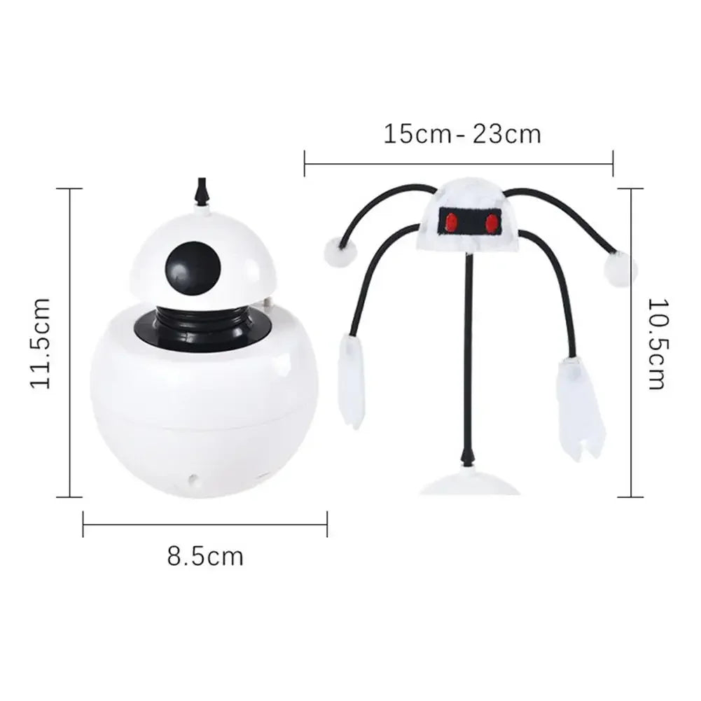Funny Cat Toy 3 In 1 Multifunctional Robot Tumbler 360 Degree Automatic Rotating Cat Interactive Toy Smart Cat Toy Drop Shipping