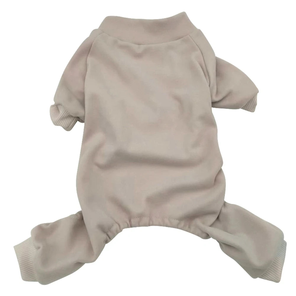 Dog Cat Jumpsuit Pajama Winter Dog Clothes Pet Puppy Tracksuit Cat Puppy Chihuahua Pomeranian Nightshirt Pants