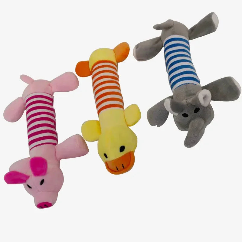 Pet Dog Cat Toy Teddy Blonde Sound Cute Funny Fleece Durability Chew Molar Toy Teething and Bite Resistant Products