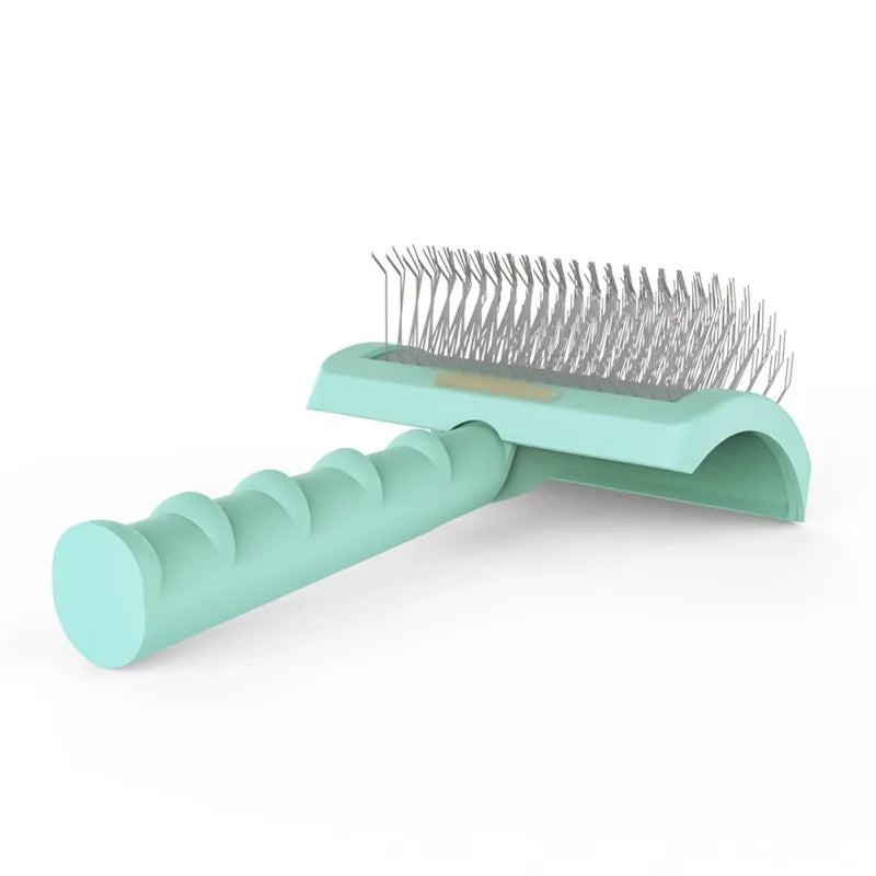 Long Pin Dog Slicker Brush Pet Brush for Long Haired Dogs Poodles Doodles Golden Doodle Brush for Grooming Removes Loose Fur
