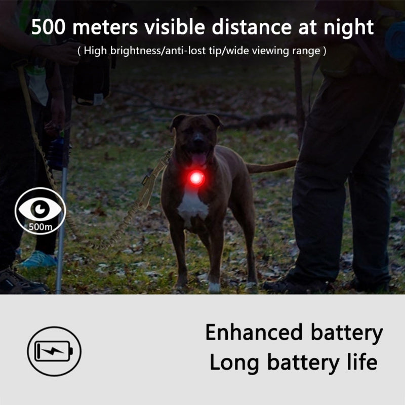 Led Dog Collar Pendant Rechargeable Pet Usb Luminous Collar Pendant Pet Flash Light Leash Accessories Safety Dog Necklace