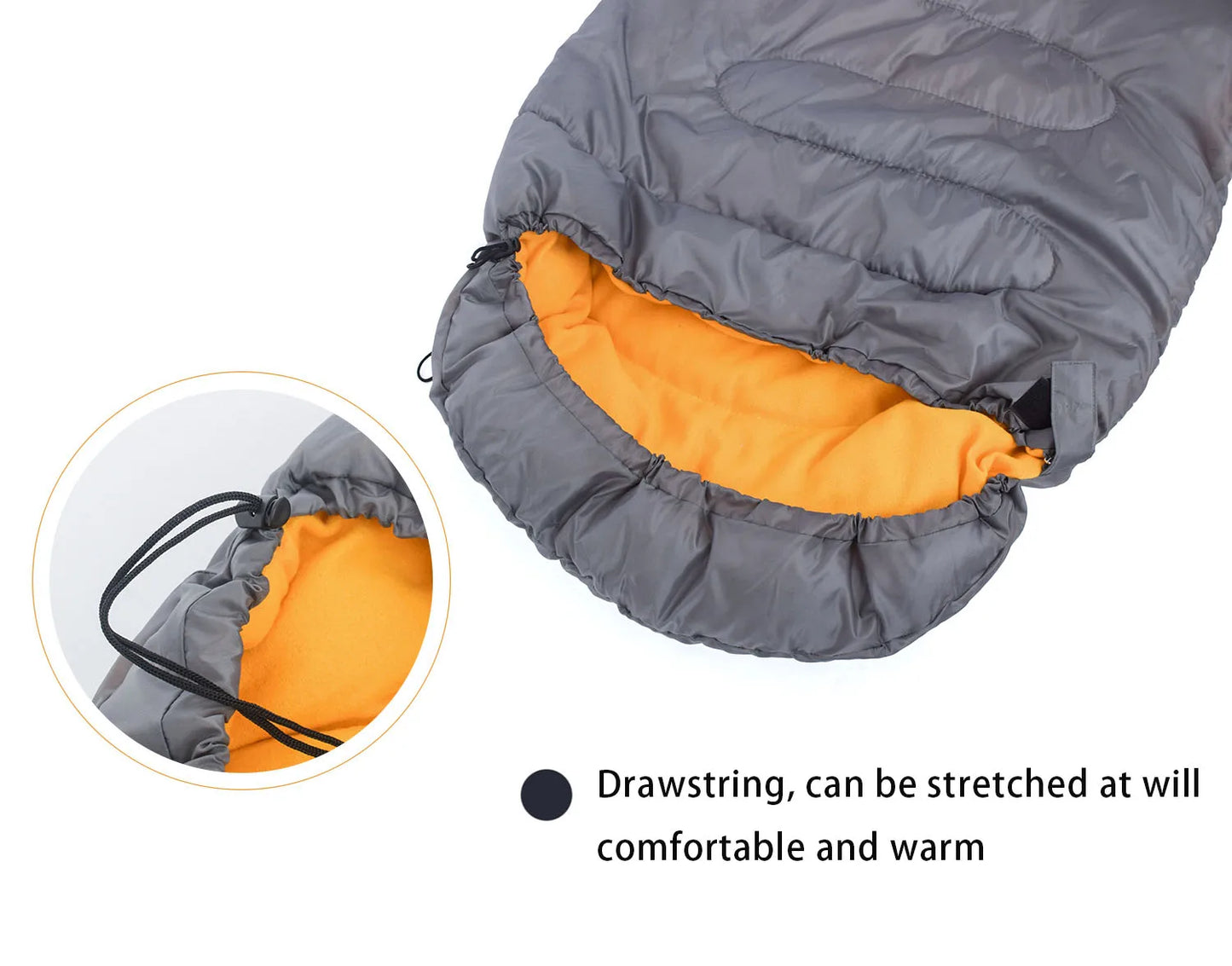 Fleece Pet Sleep Bag Bed Mat, Blanket Cushion Mattress, Drawstring, Outdoor Camping Dog Mats