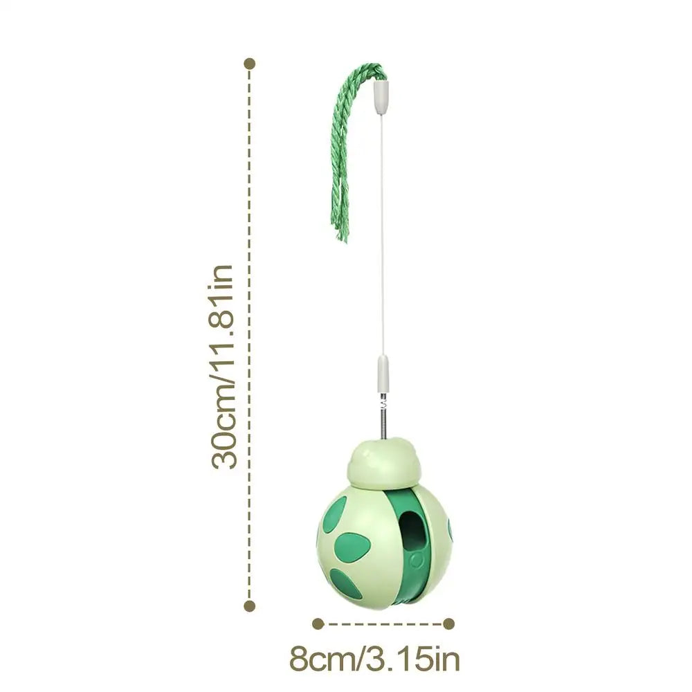 Interactive Toys For Indoor Cats Indoor Cat Teaser Toy Interactive Wobble Ball Slow-Feeding Treat Dispensing Pet Cat Exercise