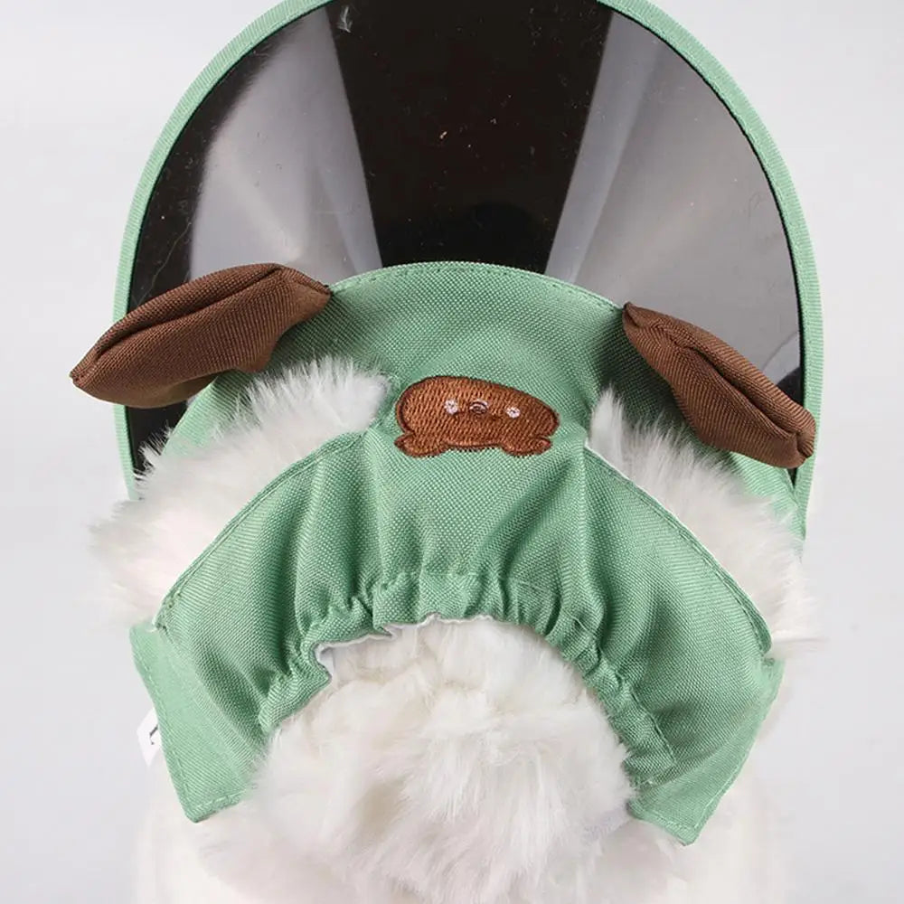 Dog Sun Visor Hat Kitten Outdoor Caps Pet Sun Protection Caps Adjustable Travel Sport Hat Visor Sunbonnet Outfit For Small Puppy