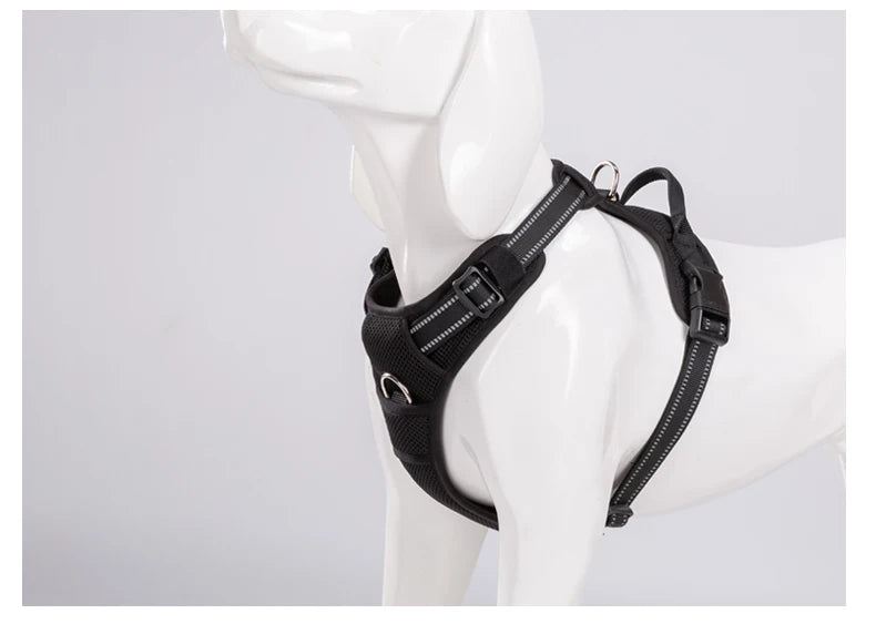 Truelove Pet Harness Big Medium Dog Chest Strap Explosion-proof Teddy Small dog Golden Retriever dog Designed for Outdoor Safety