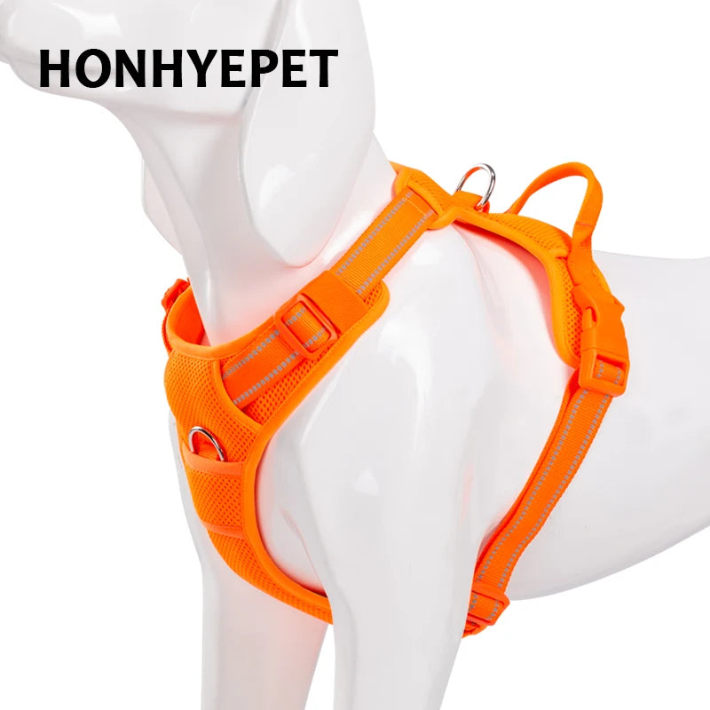 Truelove Pet Harness Big Medium Dog Chest Strap Explosion-proof Teddy Small dog Golden Retriever dog Designed for Outdoor Safety