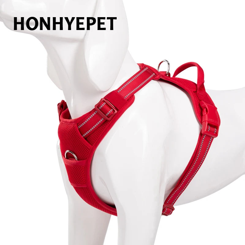 Truelove Pet Harness Big Medium Dog Chest Strap Explosion-proof Teddy Small dog Golden Retriever dog Designed for Outdoor Safety