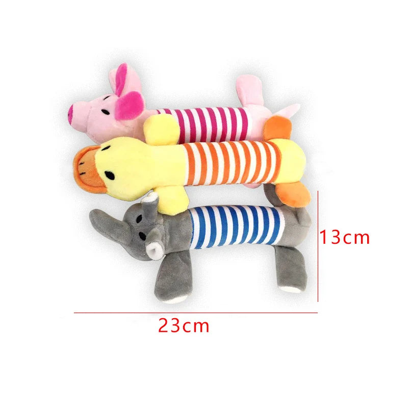 Pet Dog Cat Toy Teddy Blonde Sound Cute Funny Fleece Durability Chew Molar Toy Teething and Bite Resistant Products