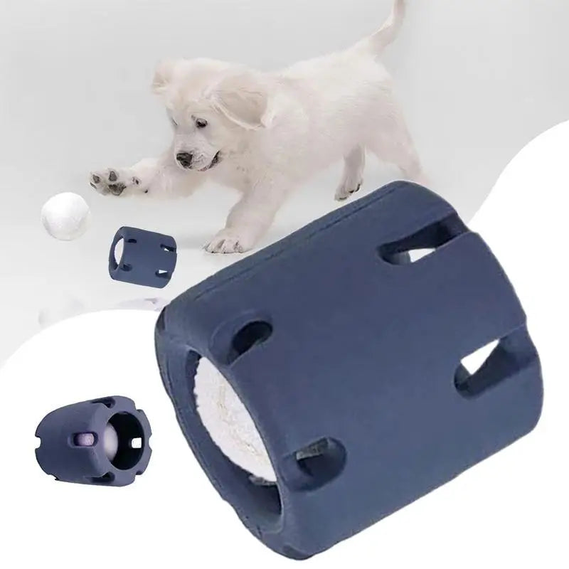 Puppy Teething Chew Ball Interactive Tumbling Puzzle Toy Dog Rubber Heavy Duty Tennis Ball Cup Toy For Small Dogs Little Dog