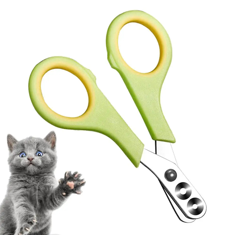 Professional Cat Nail Clippers for Small Cat Dog Stainless Steel Puppy Claws Cutter Pet Nail Grooming Clippers Trimmer