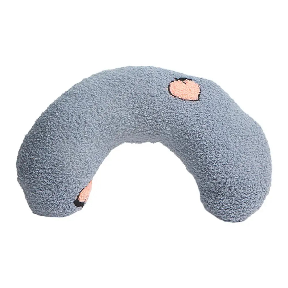 Cat Calming Pillow Cute Pet Pillow Soft U Shaped Cat Pillow Skin-Friendly Elastic Cushion Pet Accessories For Dogs Puppies