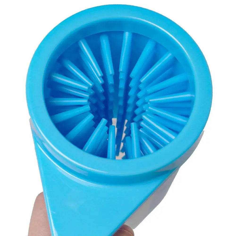 Dog Paw Cleaner Silicone Dog Paw Cleaner Cup With Cleaning Brush Portable Detachable Pet Cleaning Brush Cup Pet Food Cleaning
