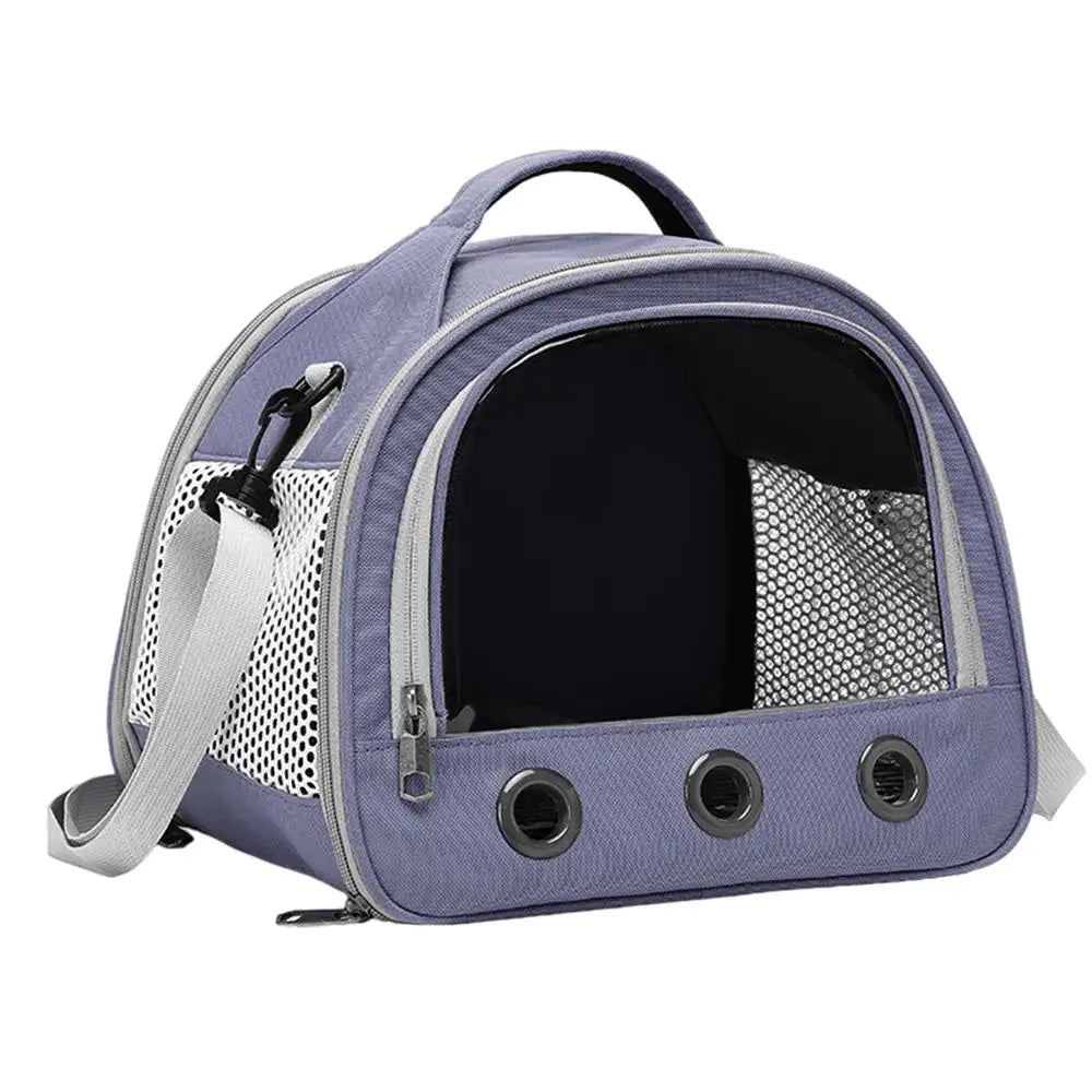Bird Travel Carrier Parakeet Travel Carrier Bag Foldable & Handheld Breathable Shoulder Bag For Parrot Hamster Pigeon & Small