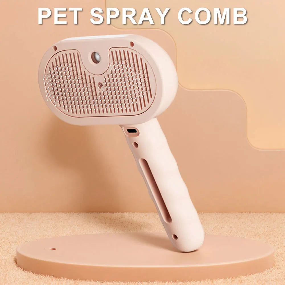 3 in 1 Cat Steam Brush Pet Spray Hair Removal Comb Cat Hair Brush Dog Brush for Shedding & Grooming for Cats Dogs Small Animals