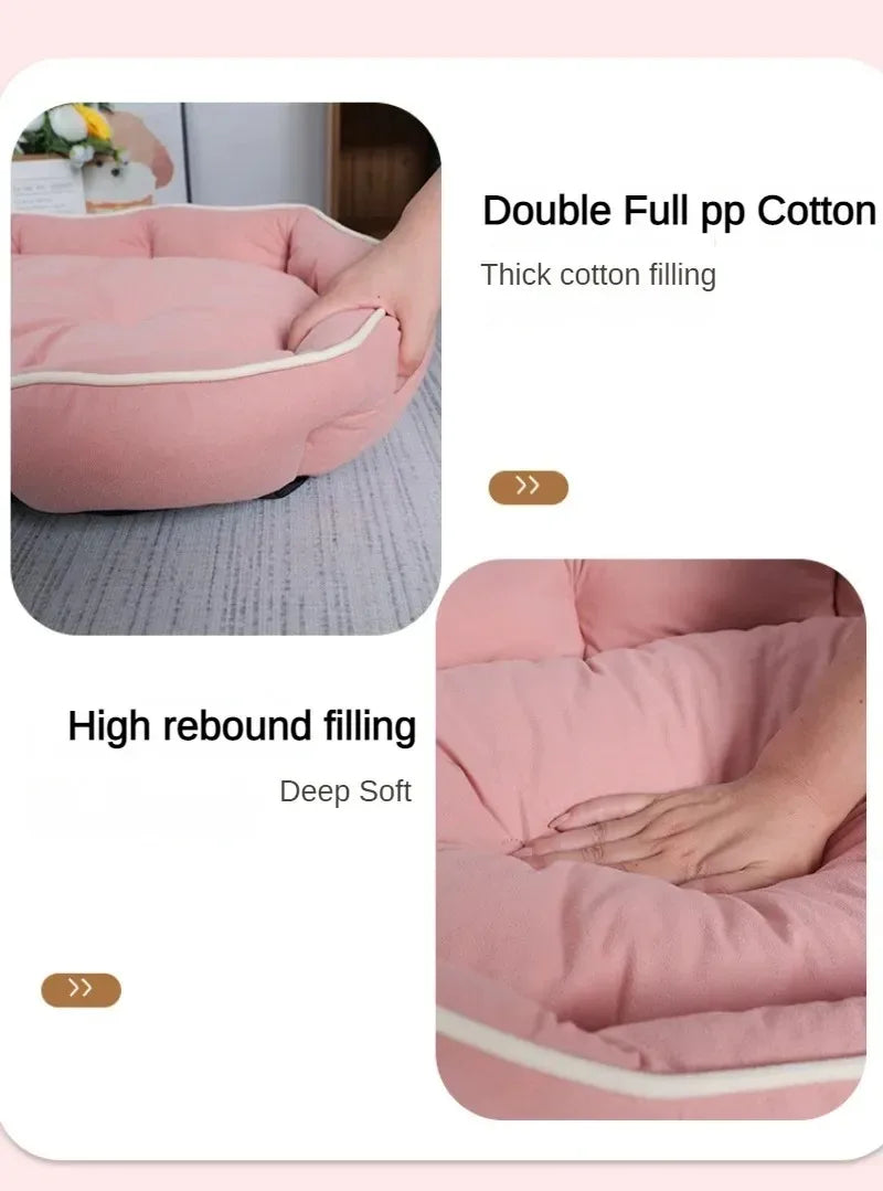 Pet Beds for Dogs Home Dog Bed Large Dog Kennel Accessories Washable Big Bedd Supplies Plush Mat Accessoires Underpad Bedding