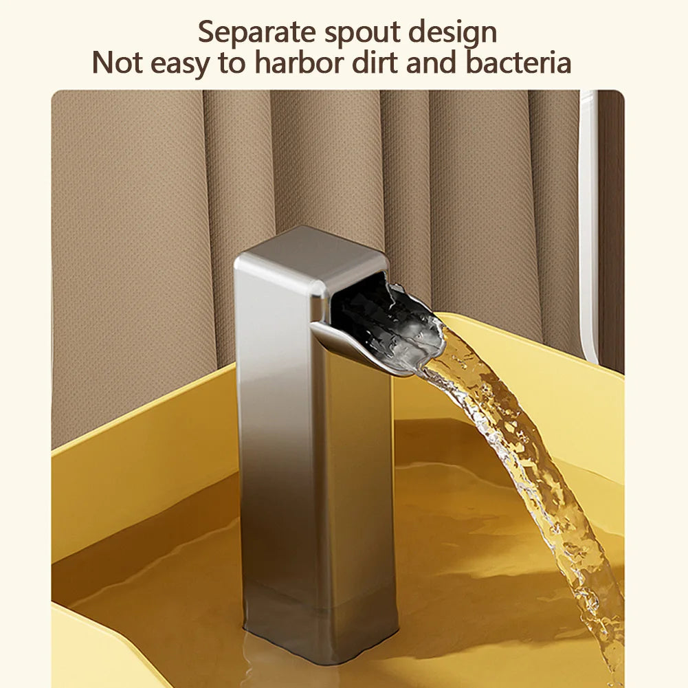 Cat Water Fountain Auto Filter Transparent Cat Drinker USB Anti-Dry Burning Recirculate Filtering Water Dispenser with Pump