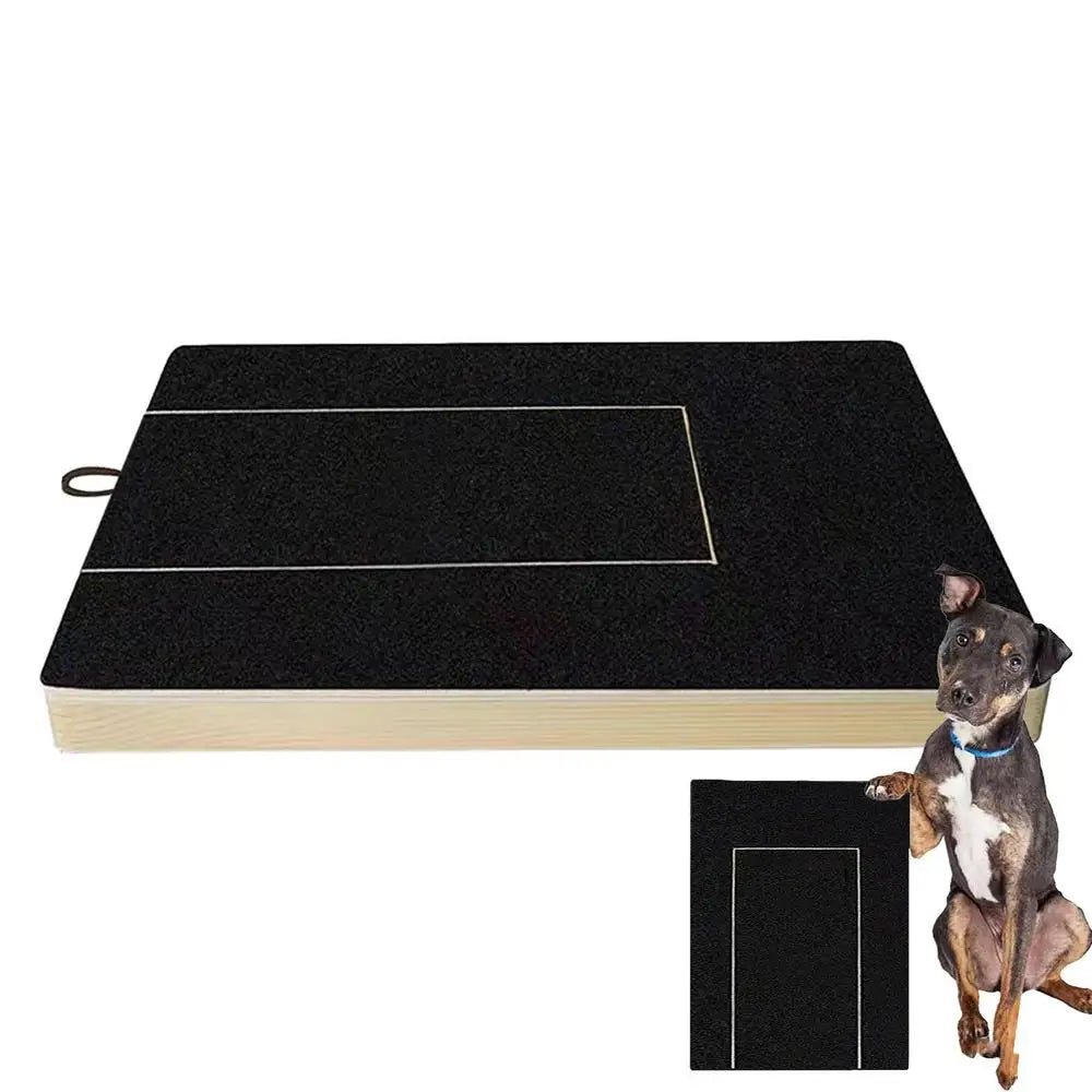 Wood Dog Nail Scratchboard Adjustable Drawer Type Scratching Board For Nail Trimming Comfortable Self Scratcher Grinde Toy