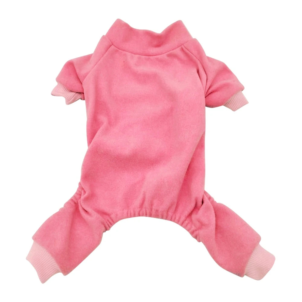 Dog Cat Jumpsuit Pajama Winter Dog Clothes Pet Puppy Tracksuit Cat Puppy Chihuahua Pomeranian Nightshirt Pants