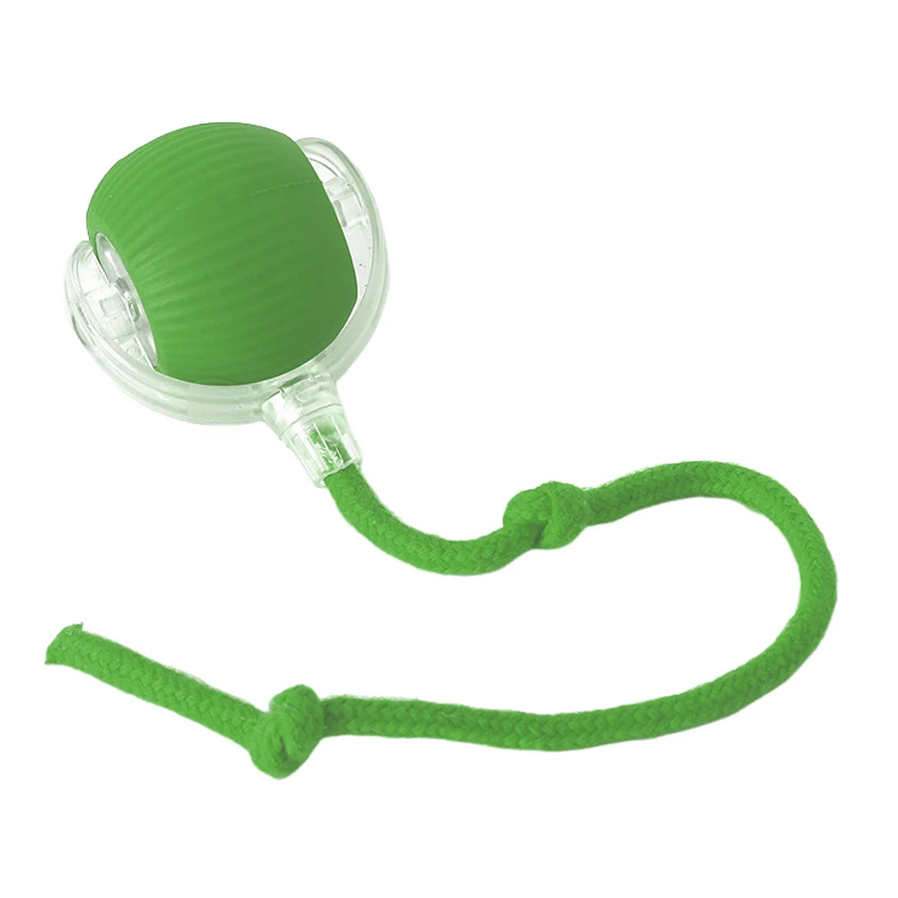 1/2PCS Cat Interactive Ball Toy Automatic Rolling Ball Faux Tail Rechargeable Smart Pet Electric Dog Cat Training Imitate Mouse
