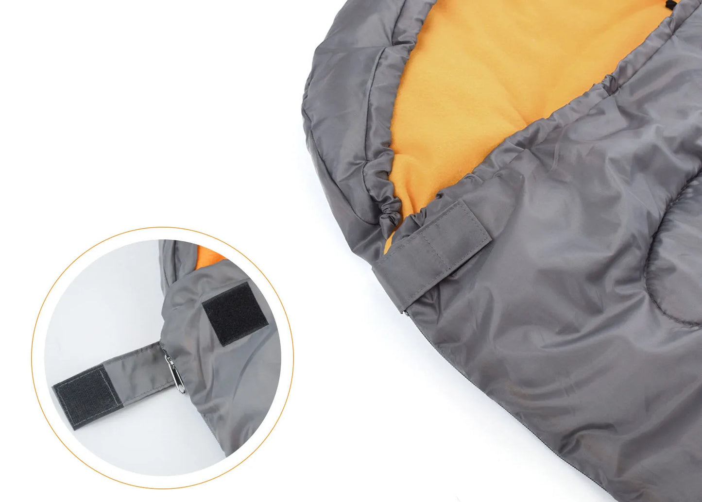 Fleece Pet Sleep Bag Bed Mat, Blanket Cushion Mattress, Drawstring, Outdoor Camping Dog Mats
