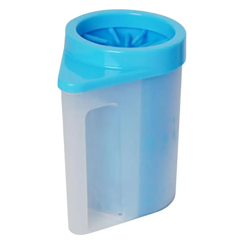 Dog Paw Cleaner Silicone Dog Paw Cleaner Cup With Cleaning Brush Portable Detachable Pet Cleaning Brush Cup Pet Food Cleaning
