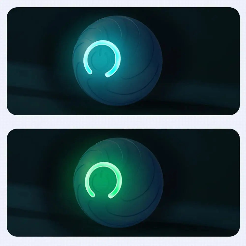 Smart Pet Toys Ball Electric Automatic Jumping Rolling Ball Interactive Game Rechargeable Moving Puppy Touch Activated Toy