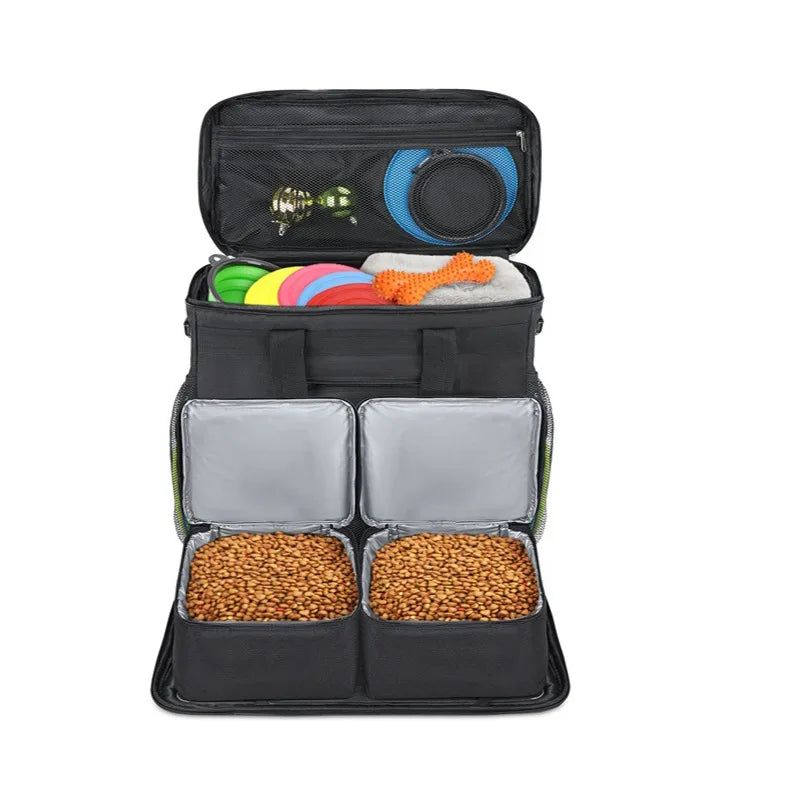 Cross-border Dog Bag Pet Travel Box Portable Food Storage Bucket Outdoor Cat and Dog Supplies Can Be Stored Bag Snack Bag