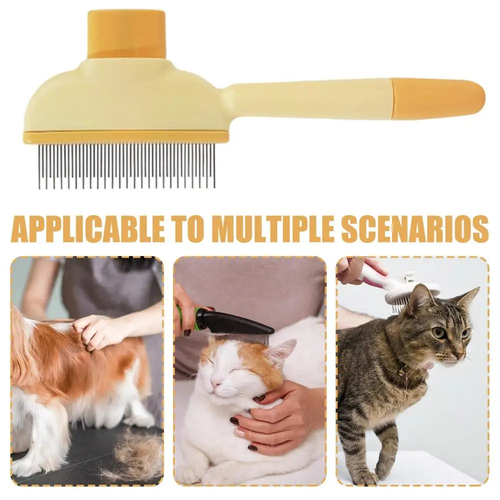 Dog Hair Remover Brush Cat Dog Hair Grooming And Care Comb For Long Hair Dog Pet Removes Hairs Cleaning Bath Brush Dog Supplies