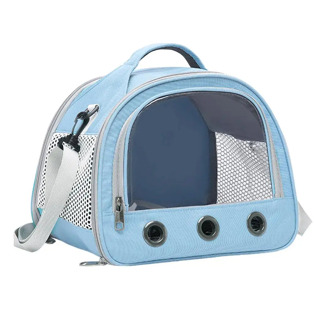 Bird Travel Carrier Parakeet Travel Carrier Bag Foldable & Handheld Breathable Shoulder Bag For Parrot Hamster Pigeon & Small