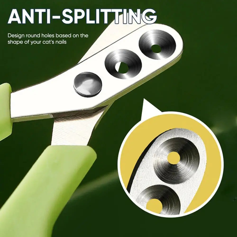 Professional Cat Nail Clippers for Small Cat Dog Stainless Steel Puppy Claws Cutter Pet Nail Grooming Clippers Trimmer