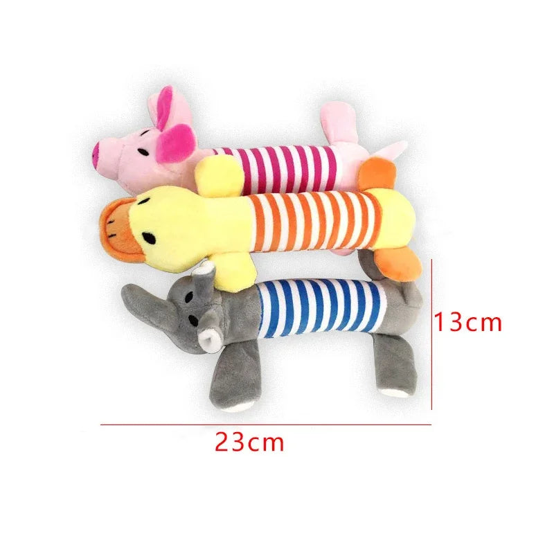 Pet Dog Cat Toy Teddy Blonde Sound Cute Funny Fleece Durability Chew Molar Toy Teething and Bite Resistant Products
