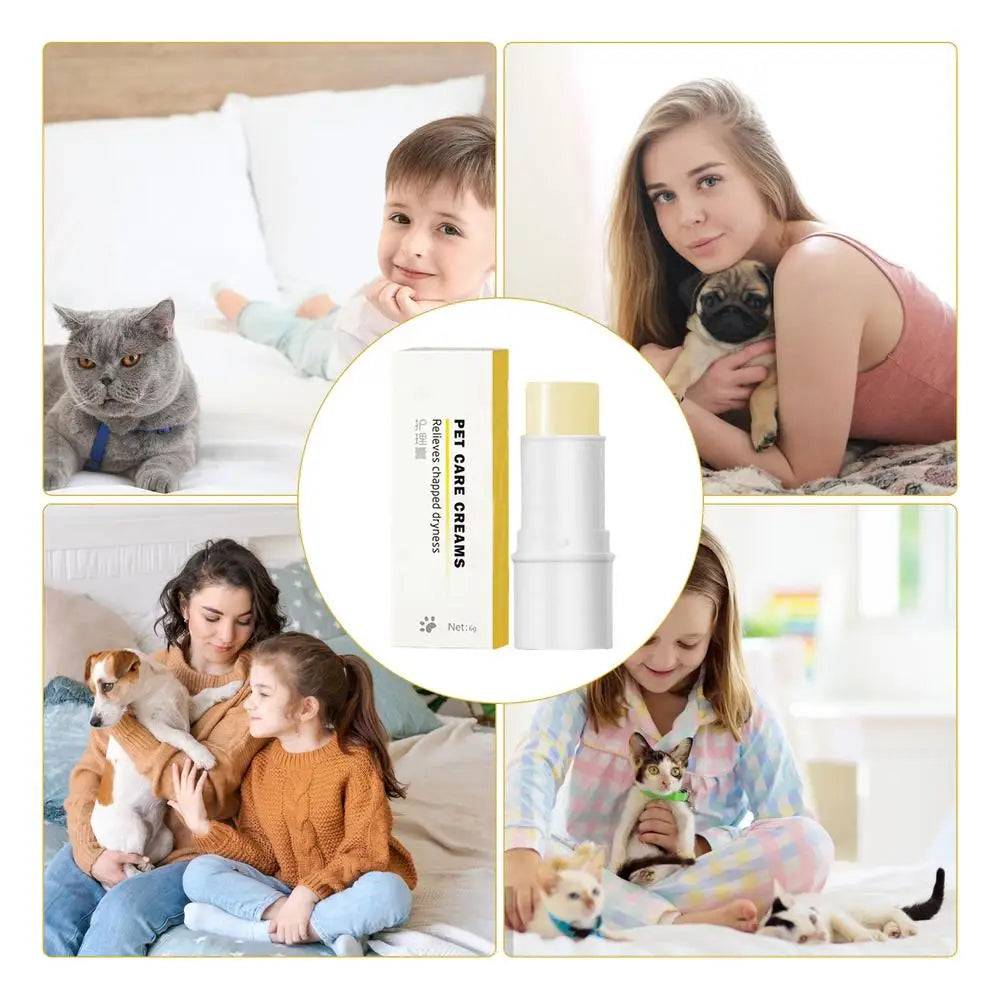 Pet Foot & Nose Balm Helps soothe and protect dry, cracked noses and paws Natural Dog Paw Balm Moisturizing Paw Protector