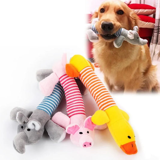 Pet Dog Cat Toy Teddy Blonde Sound Cute Funny Fleece Durability Chew Molar Toy Teething and Bite Resistant Products