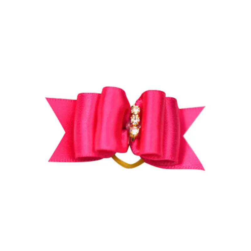 10pcs Pet Bow Decor Cat Puppy Bowknot Headdress with Bells Dog Hair Bows With Rubber Bands Pet Grooming Clips Dog Accessories