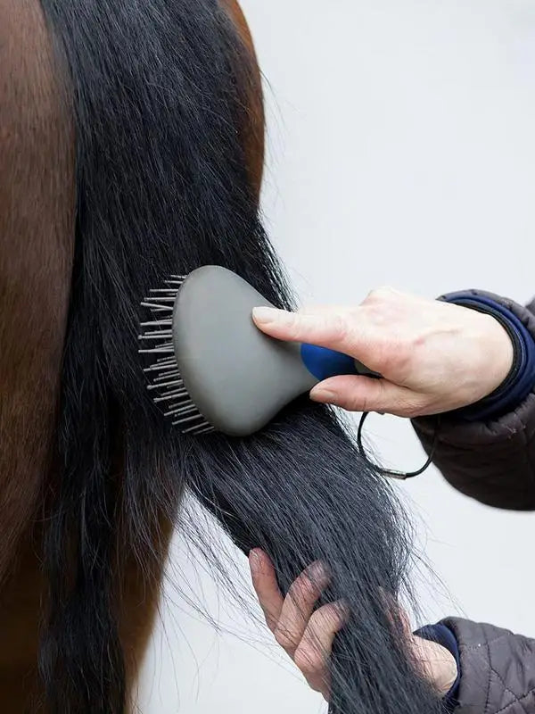 Horse Hair Comb Multipurpose Cleaning Massage Comfortable Horse Grooming Brush for Cats Dogs Long Haired Pets Horse Massage Comb