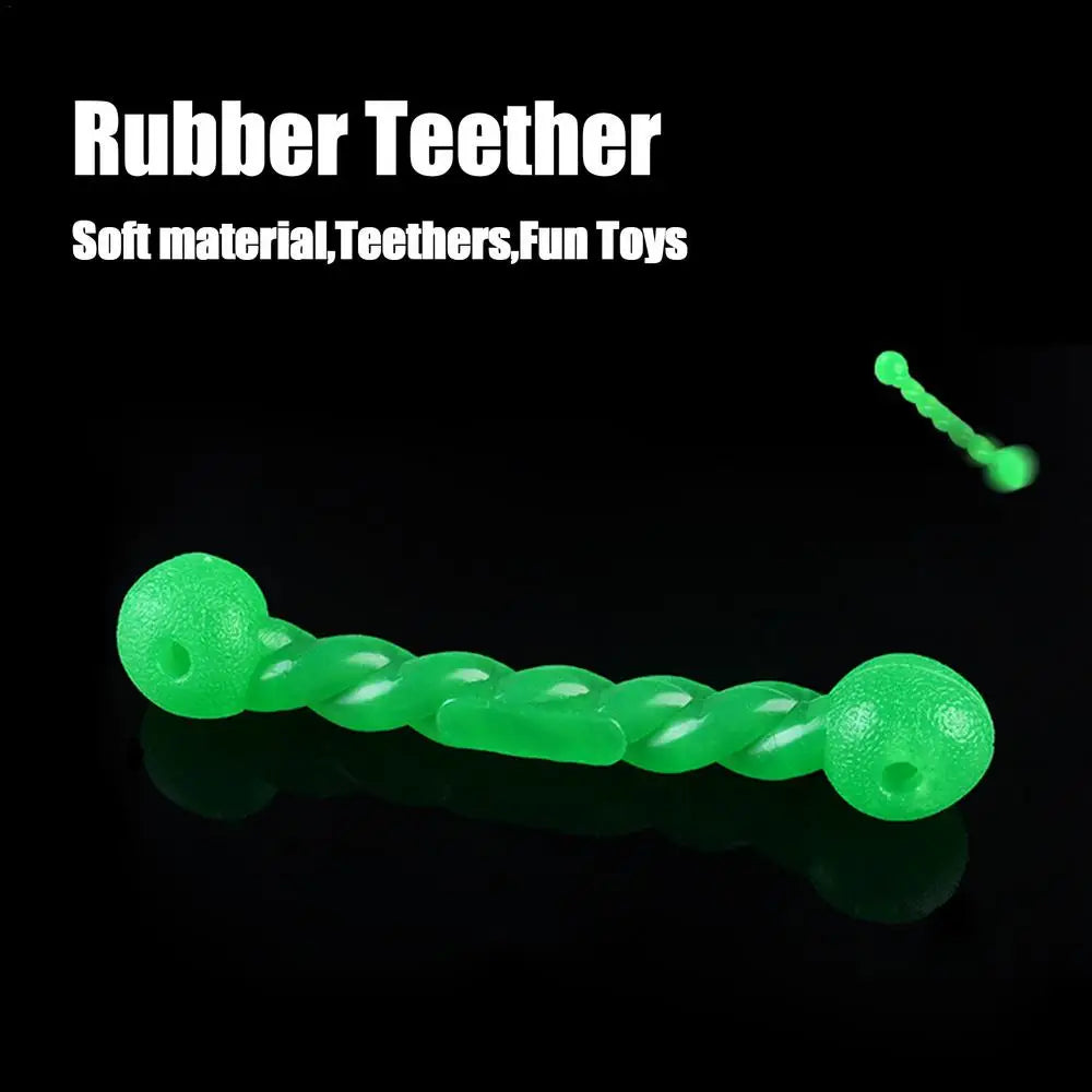 Dog Teething Chew Toys Bone Soft Chew Toys Dog Toys Dog Teething Toys Stress Relief Interactive Fun Mental Enrichment For Pet