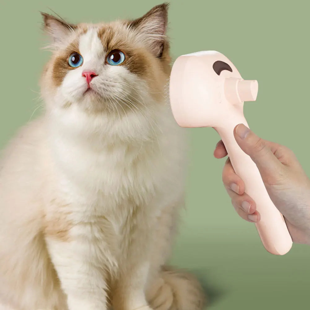 3 in 1 Cat Steam Brush Pet Spray Hair Removal Comb Cat Hair Brush Dog Brush for Shedding & Grooming for Cats Dogs Small Animals