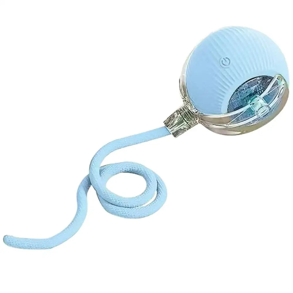 Automatic Rolling Ball Cat Interactive Ball Toy With Tail Rechargeable Smart Pet Interactive Toy Intelligent Mouses For Cat