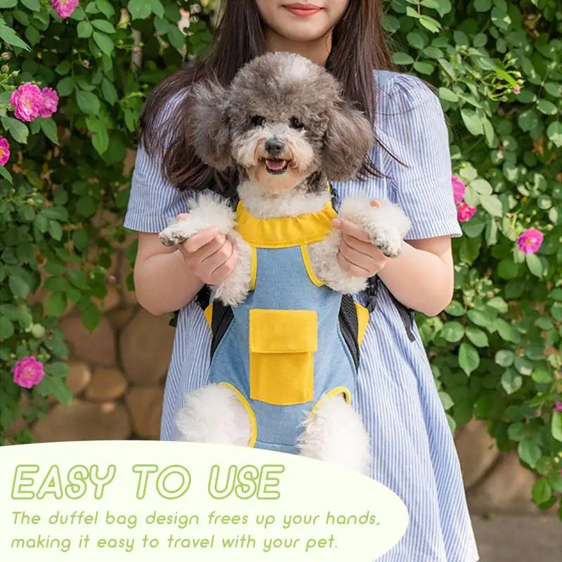 Pet Backpack Carrier Adjustable Legs Out Travel Pets Bag For Cat Portable Pet Supplies For Small Medium Dogs Puppy Accessories