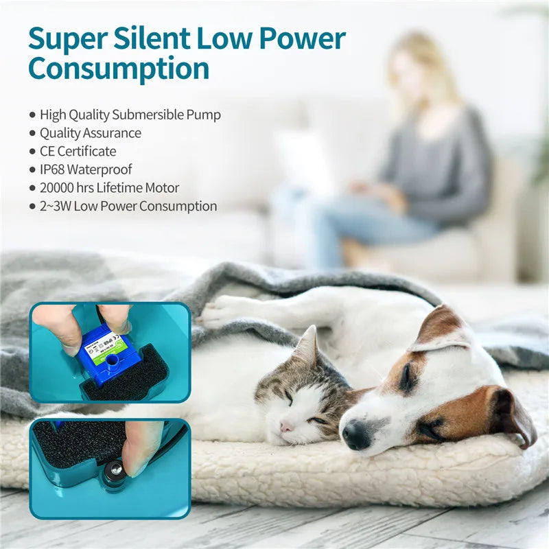 6L Dog Automatic Feeder Transparent Pet Smart Feeder 2L Cats Dispenser Feeding Bowl Remote Tuya WIFI Control Dry Food Pet Feeder