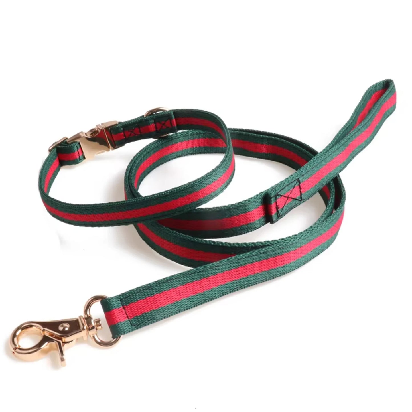 wholesale Adjustable luxury Nylon  with pet Leash Nylon  for puppy midium dog