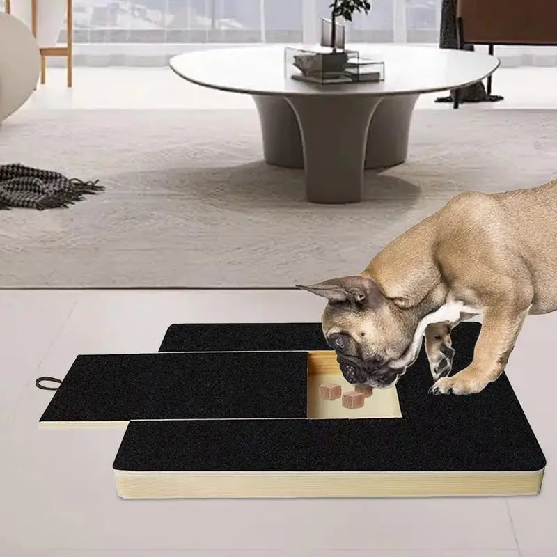 Wood Dog Nail Scratchboard Adjustable Drawer Type Scratching Board For Nail Trimming Comfortable Self Scratcher Grinde Toy