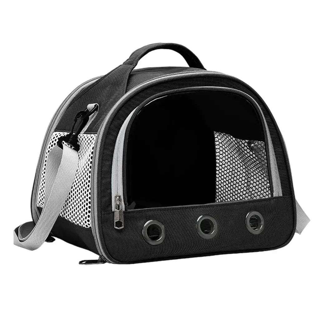 Bird Travel Carrier Parakeet Travel Carrier Bag Foldable & Handheld Breathable Shoulder Bag For Parrot Hamster Pigeon & Small