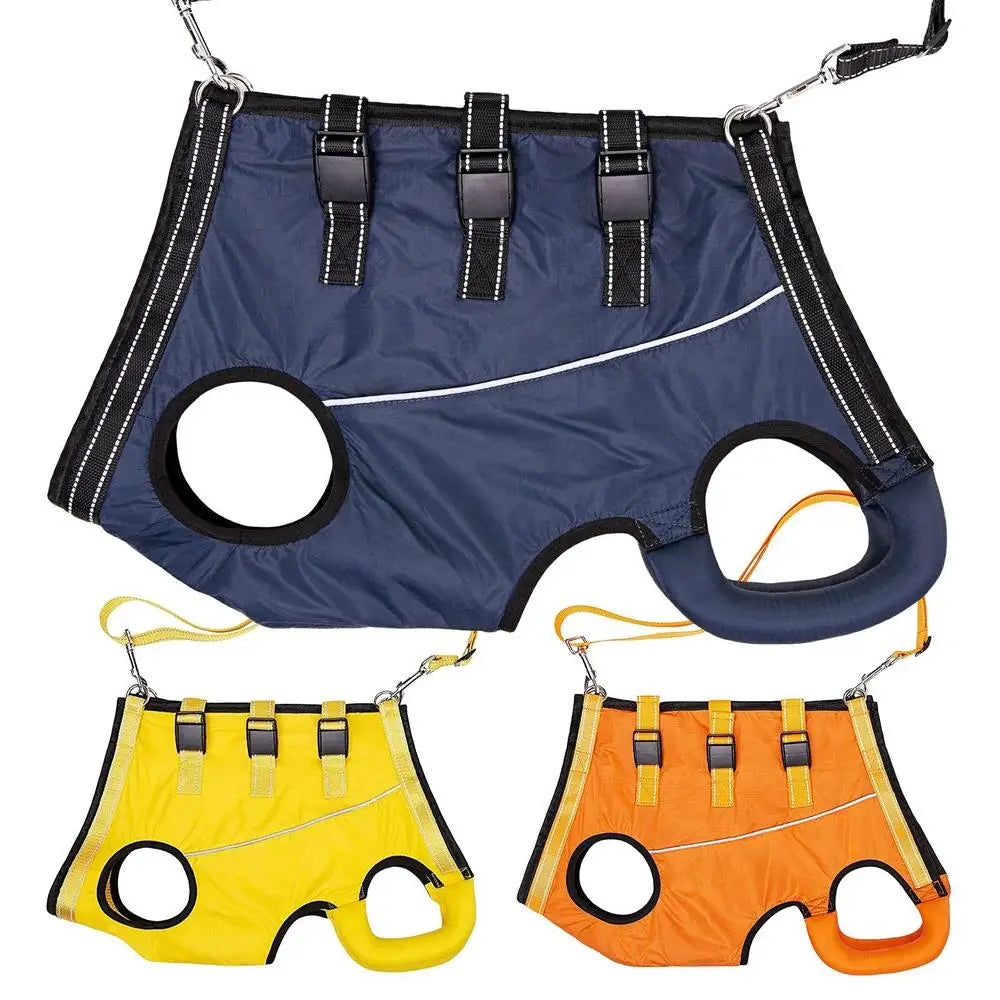 Dog Lift Harness Adjustable Dog Lift Harness Sling Carrier Injuries Dog Back Leg Sling Pet Supplies For Old Disabled Walking