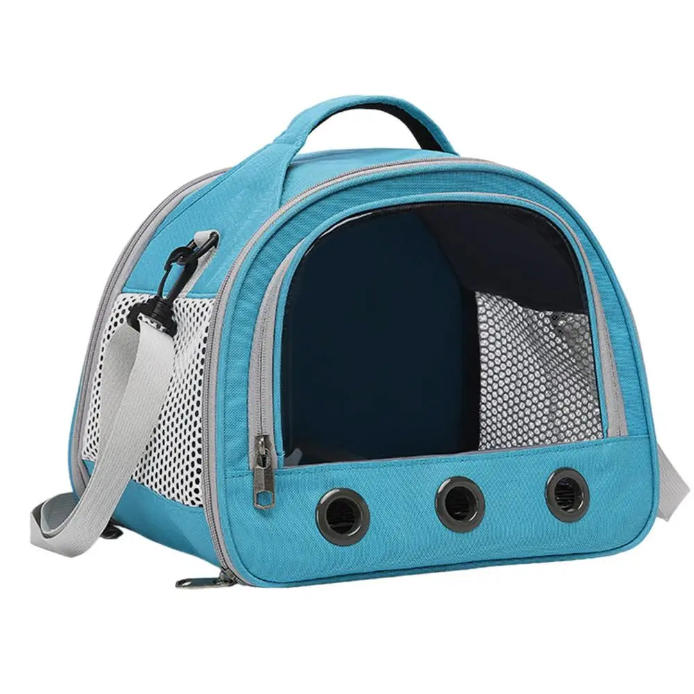 Bird Travel Carrier Parakeet Travel Carrier Bag Foldable & Handheld Breathable Shoulder Bag For Parrot Hamster Pigeon & Small