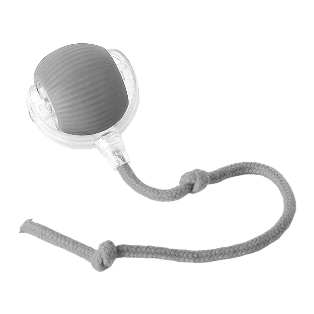1/2PCS Cat Interactive Ball Toy Automatic Rolling Ball Faux Tail Rechargeable Smart Pet Electric Dog Cat Training Imitate Mouse
